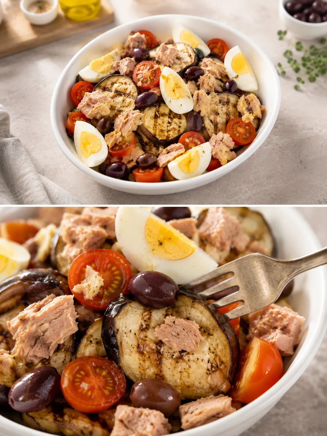 Insalata di melanzane grigliate