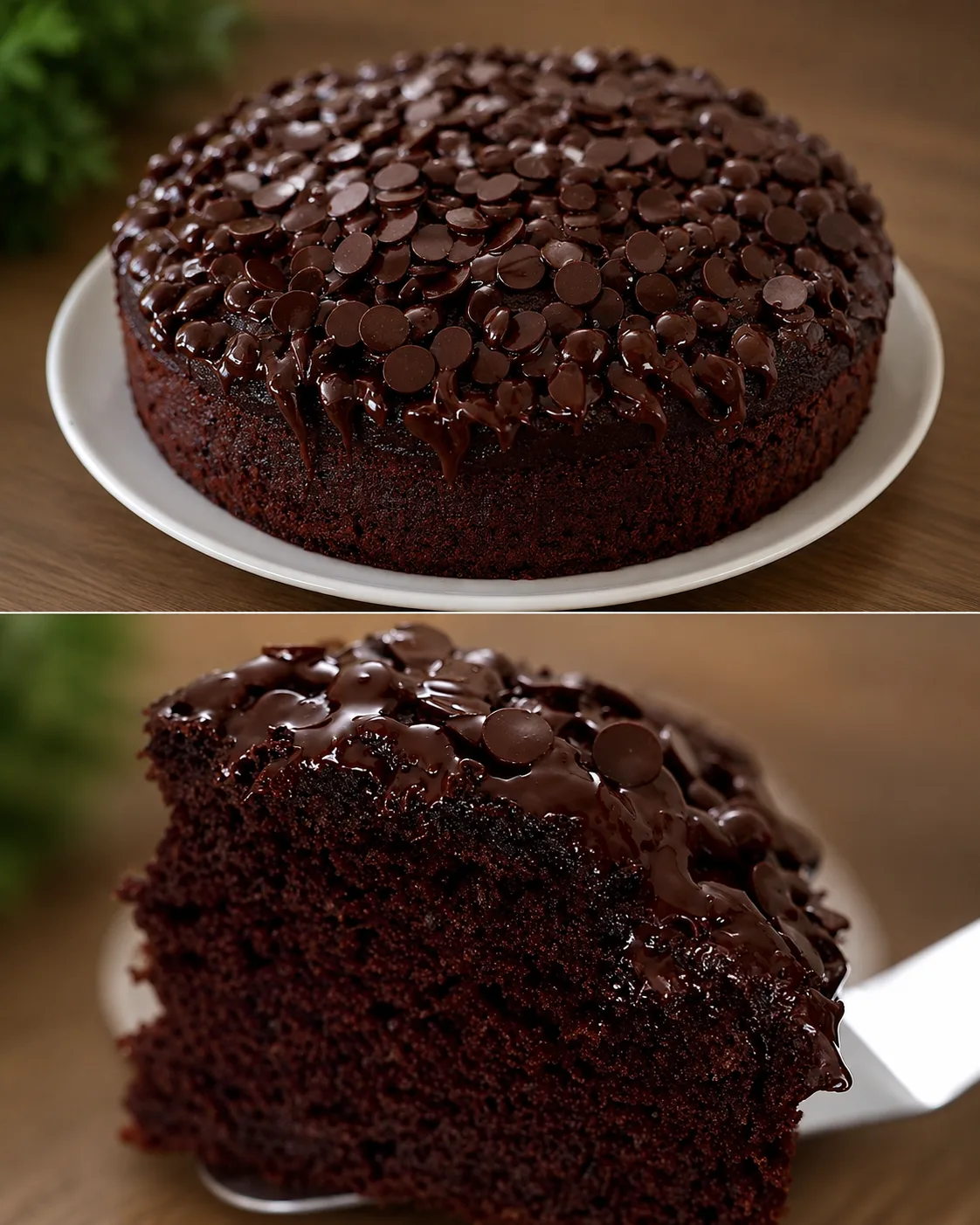 Torta banane, cacao e yogurt