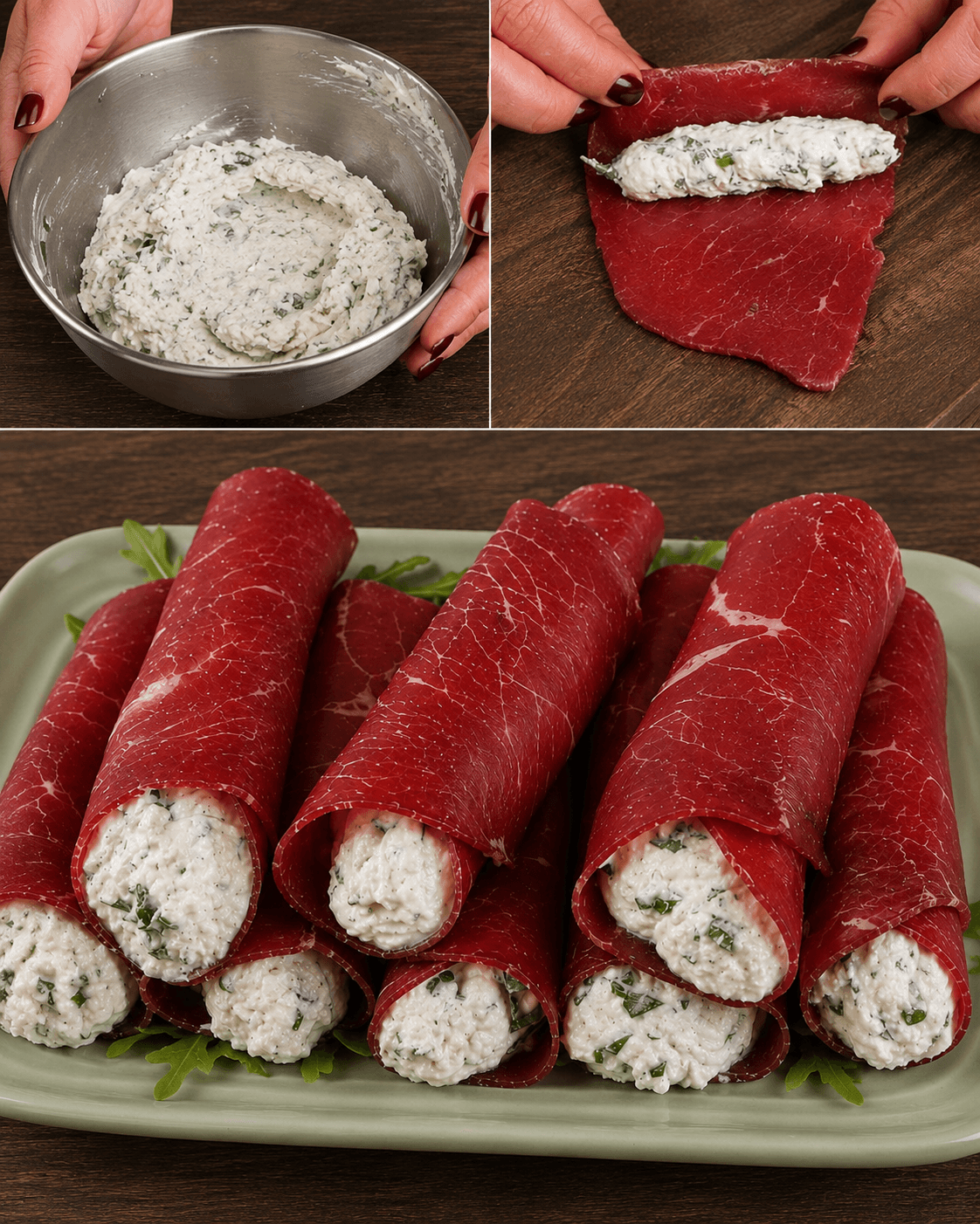 Involtini di bresaola