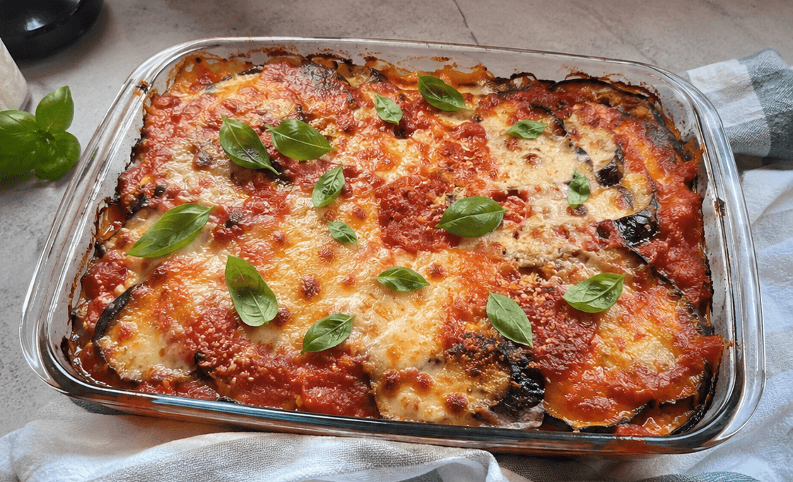 Parmigiana di melanzane keto