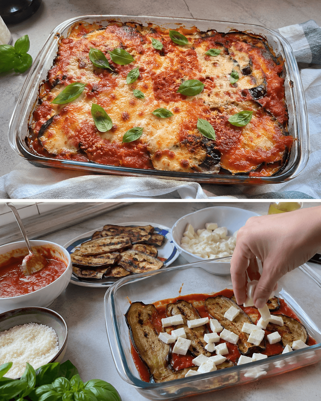Parmigiana di melanzane keto