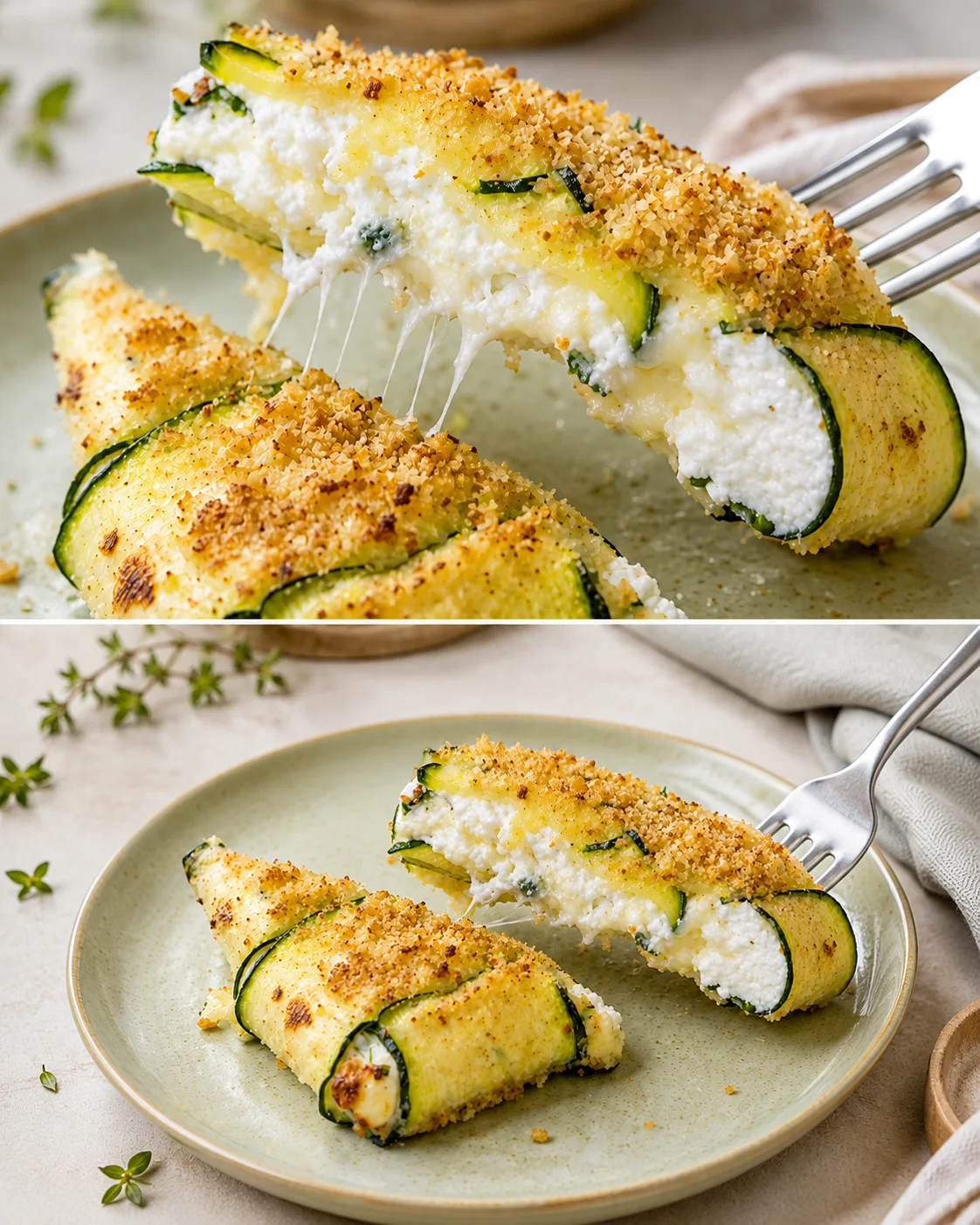 Zucchini parcels