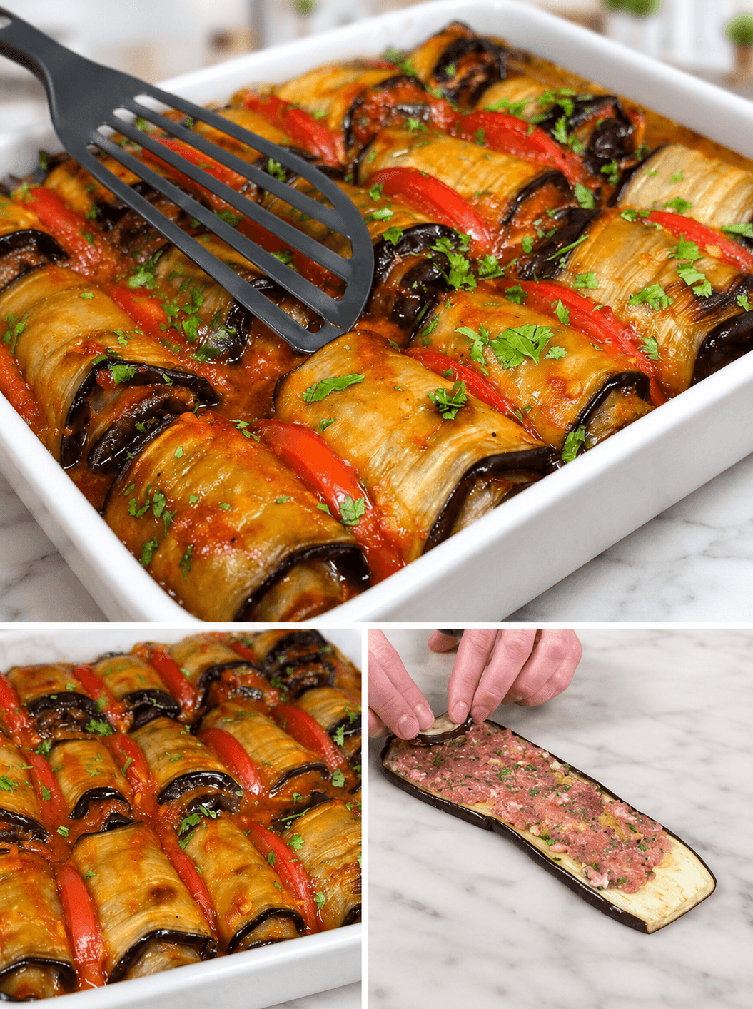 Involtini di melanzane