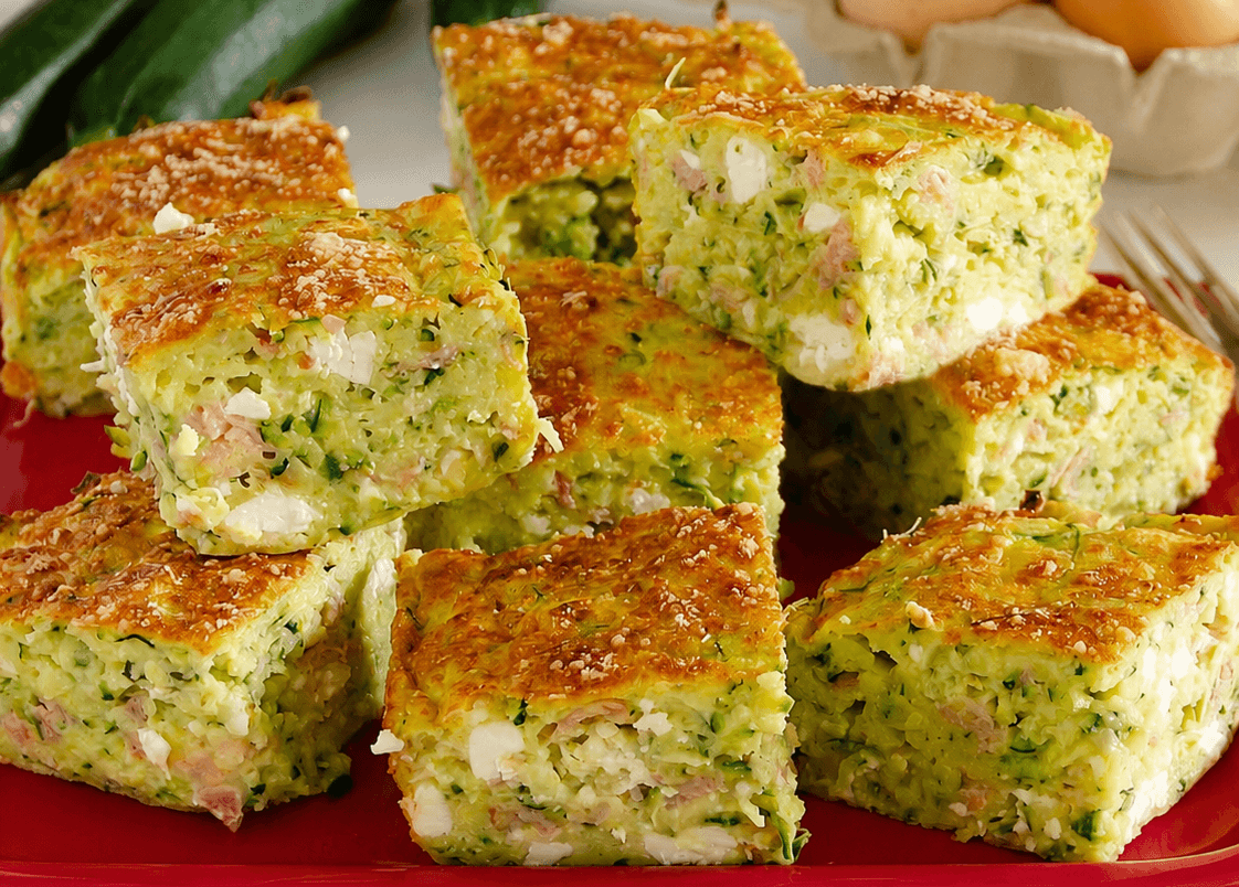 Quadrotti di zucchine