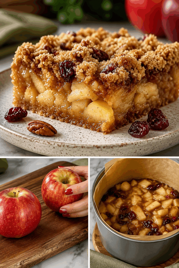 Questa mattina ho sfornato questa torta crumble di mele e noci, salutare e super saziante: a casa mia non dura mai fino al giorno dopo!