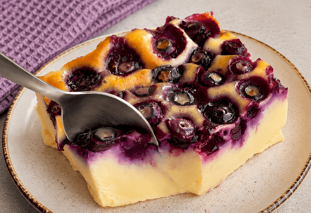 Torta yogurt e mirtilli