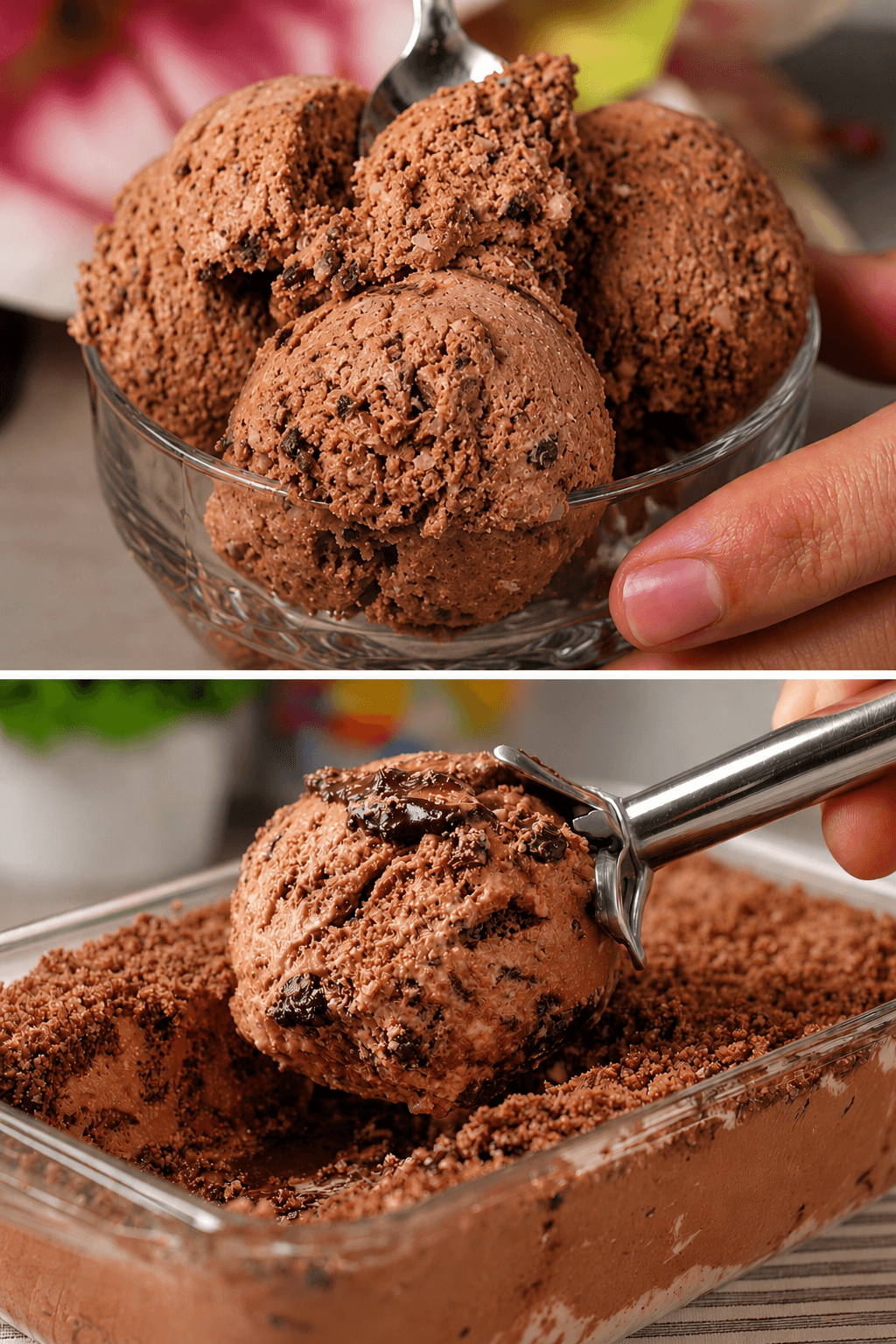 Gelato d'avena e cacao