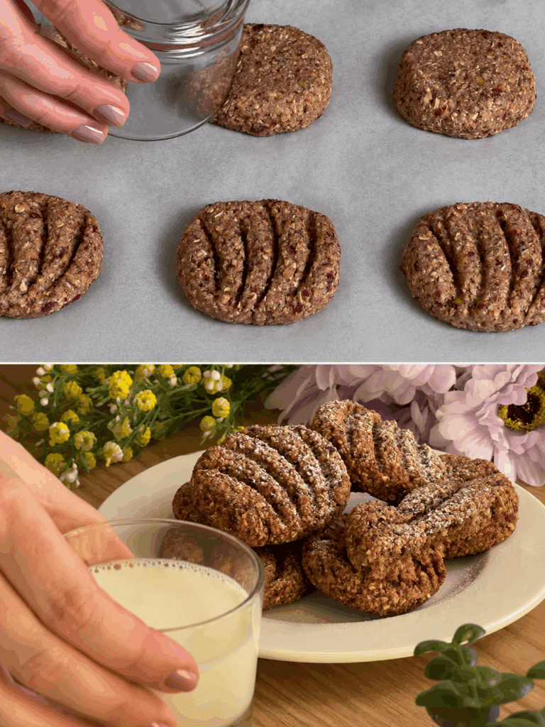 Questi biscotti all’avena mi salvano colazione e merenda: sono rustici, sazianti e dolcificati solo con frutta