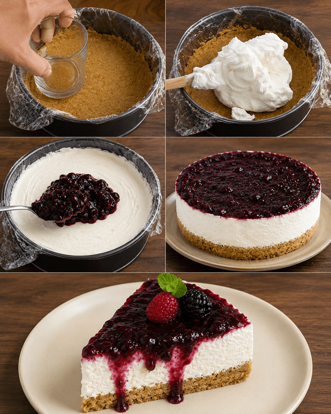 Cheesecake ai frutti di bosco