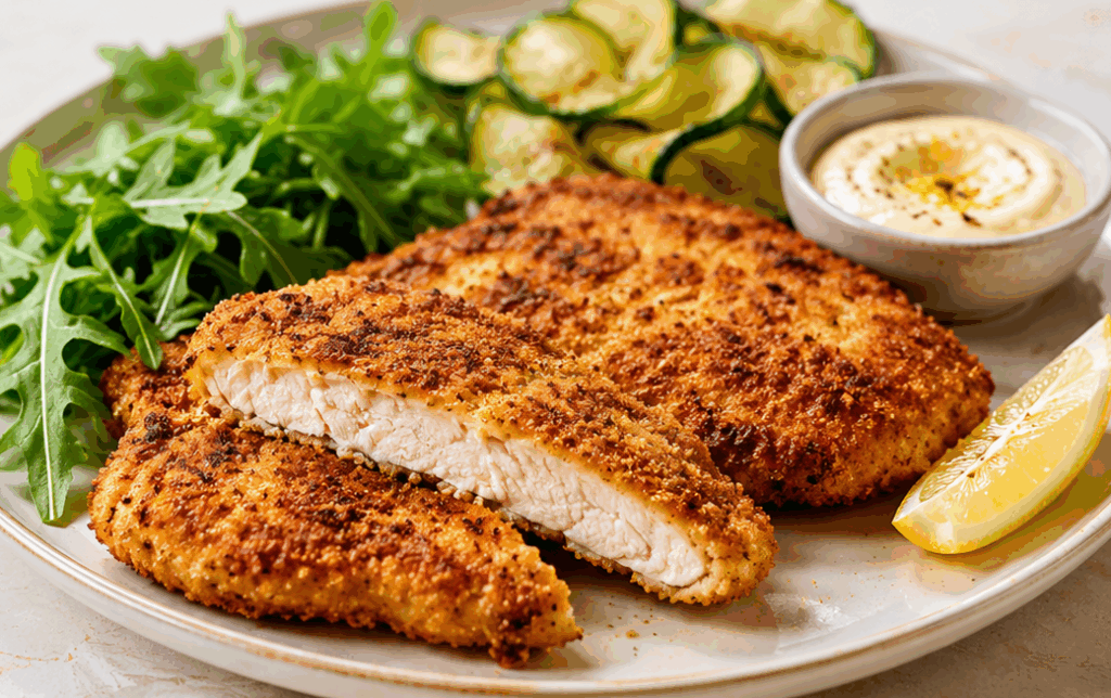 Per fare una buona cotoletta keto croccante senza pangrattato e carboidrati faccio così e la cuocio anche in forno: non ti accorgi della differenza!
