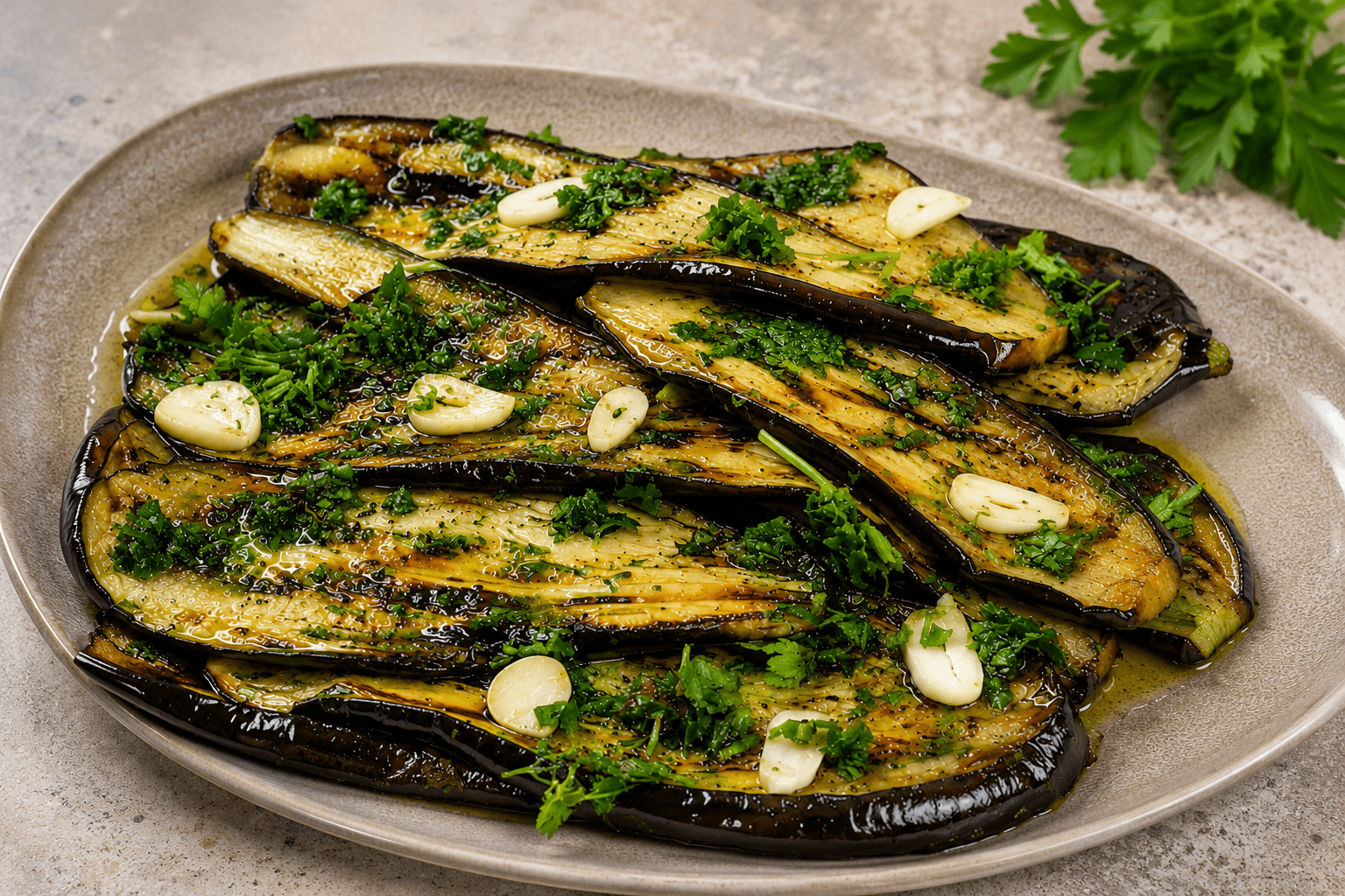 Melanzane marinate grigliate