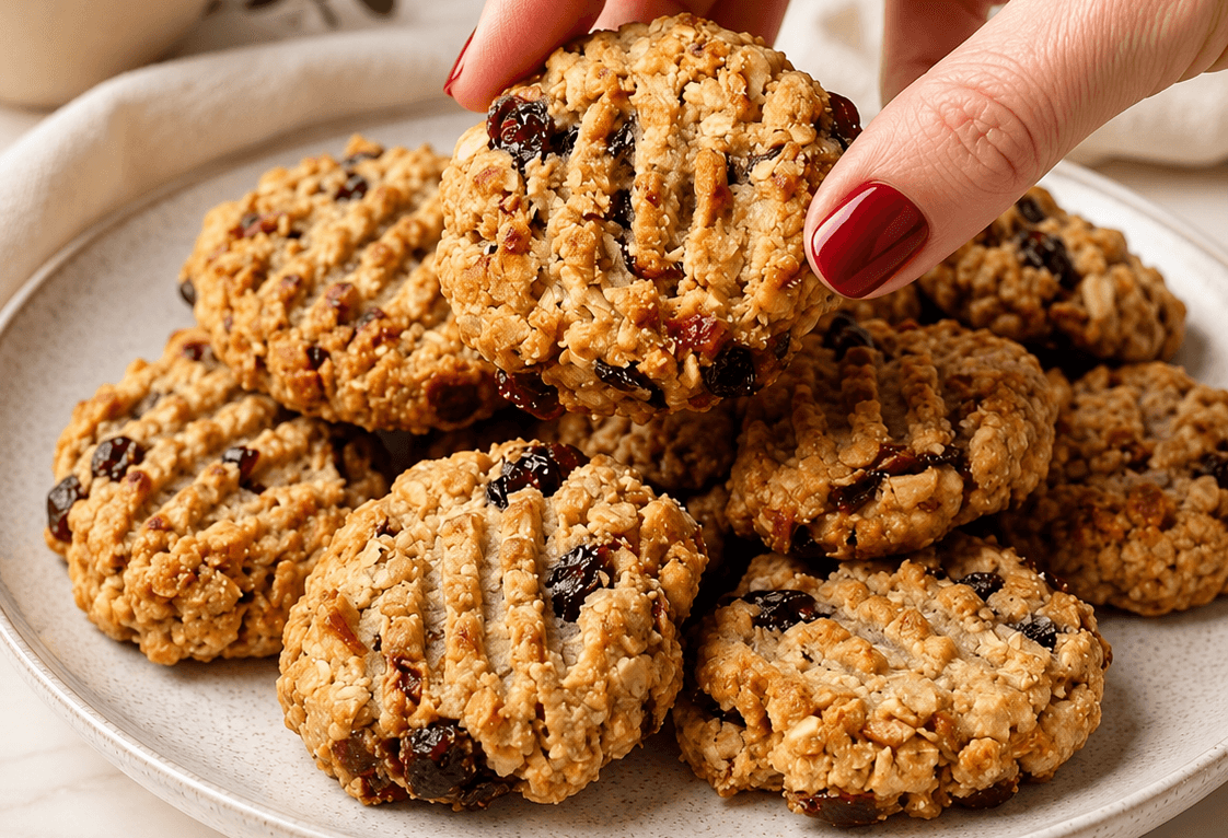 Biscotti all'avena e frutti