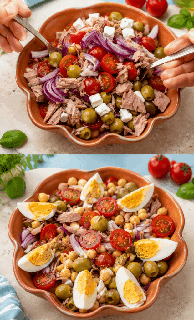 Sto a dieta ferrea da qualche settimana e oggi mi aspetta questa insalata di ceci e tonno completa e saziante, pronta in pochi minuti!