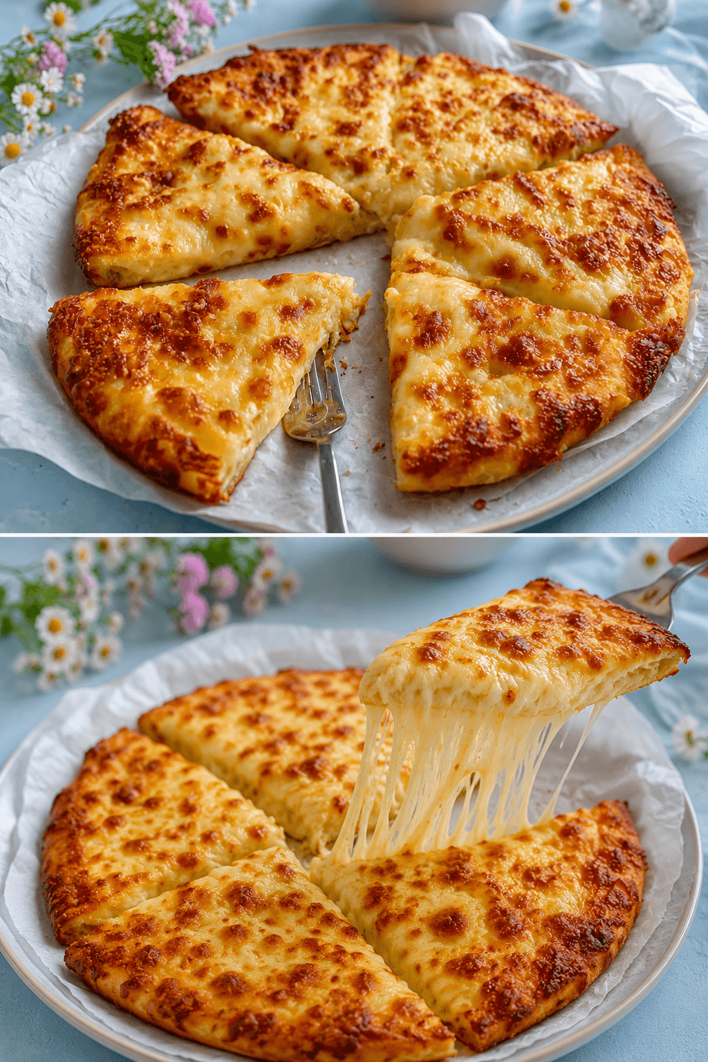 Frittata di avena e mozzarella