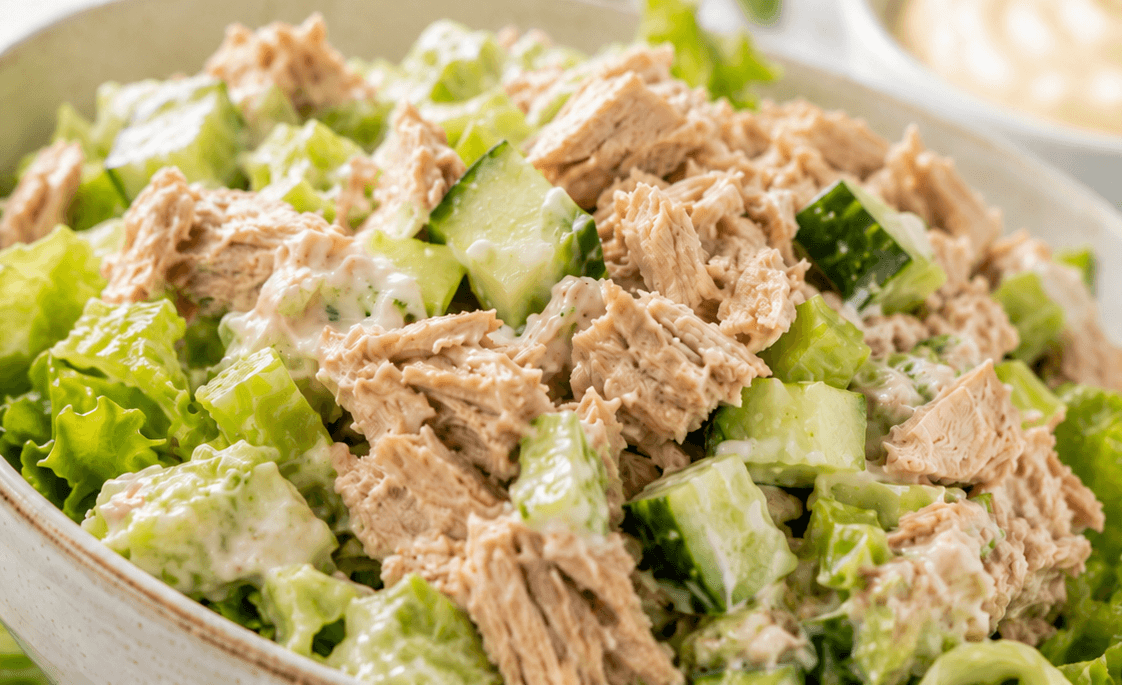 Insalata di tonno e maionese keto