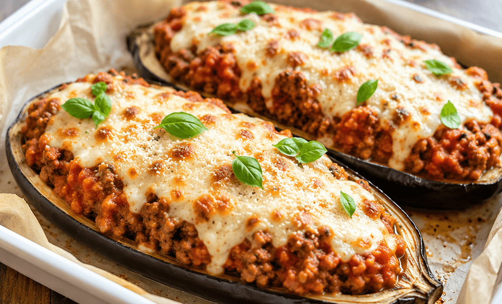 Melanzane ripiene keto