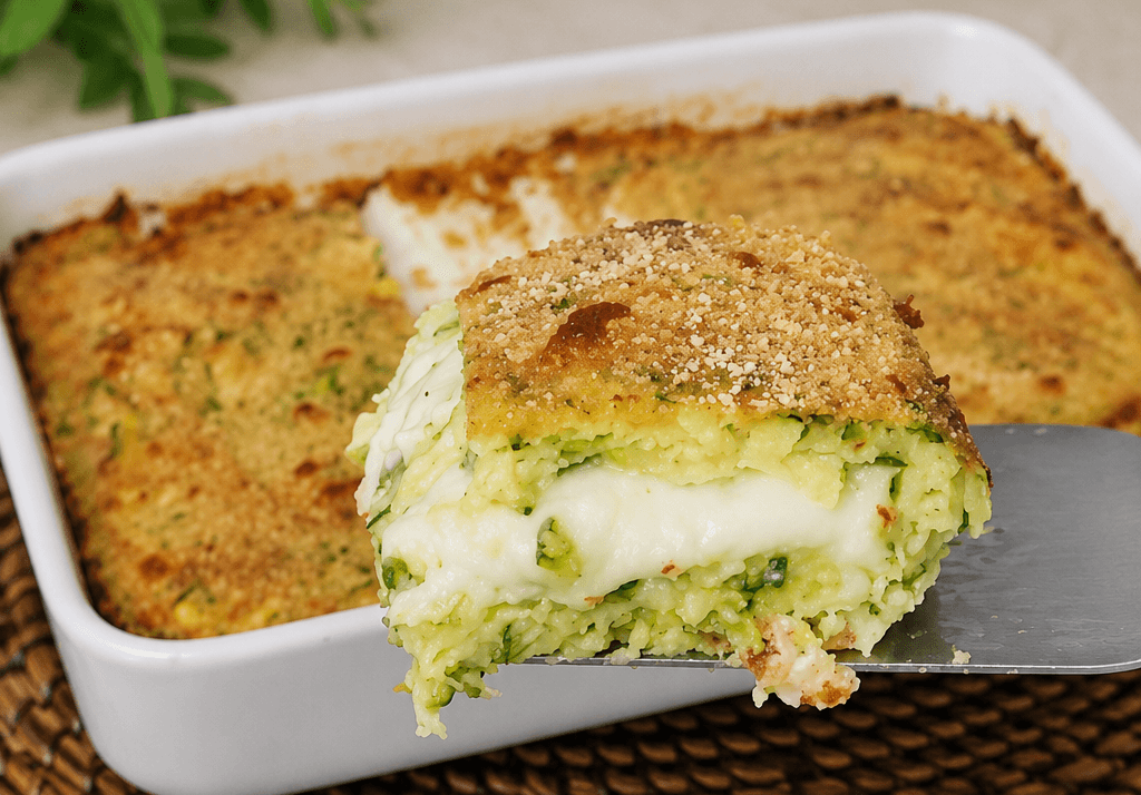 Sformato di zucchine e mozzarella