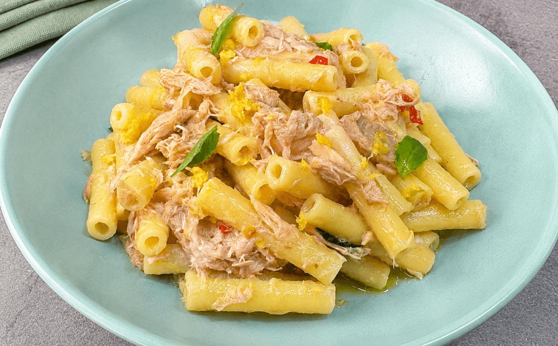 Pasta tonno e limone