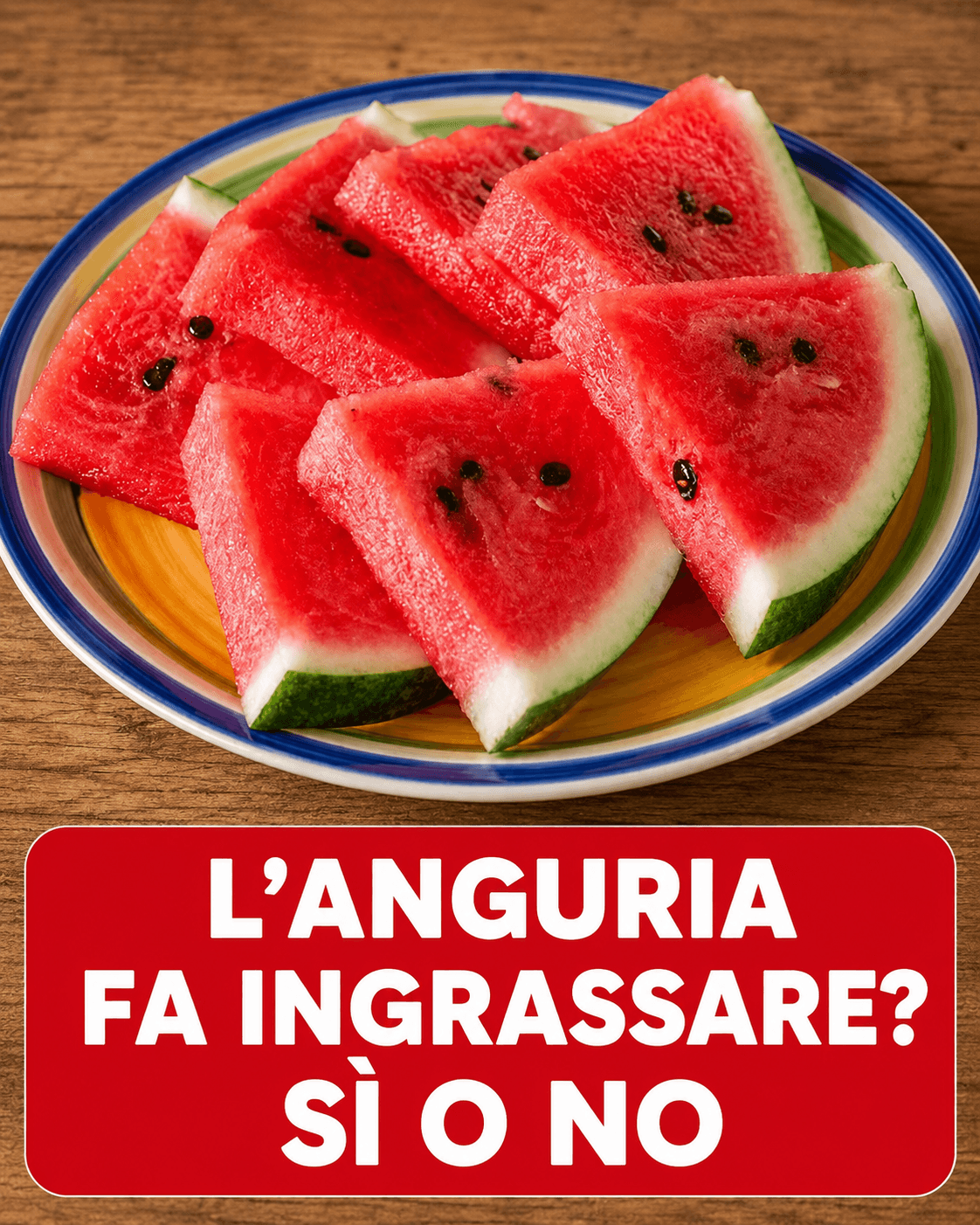 L'anguria fa ingrassare?