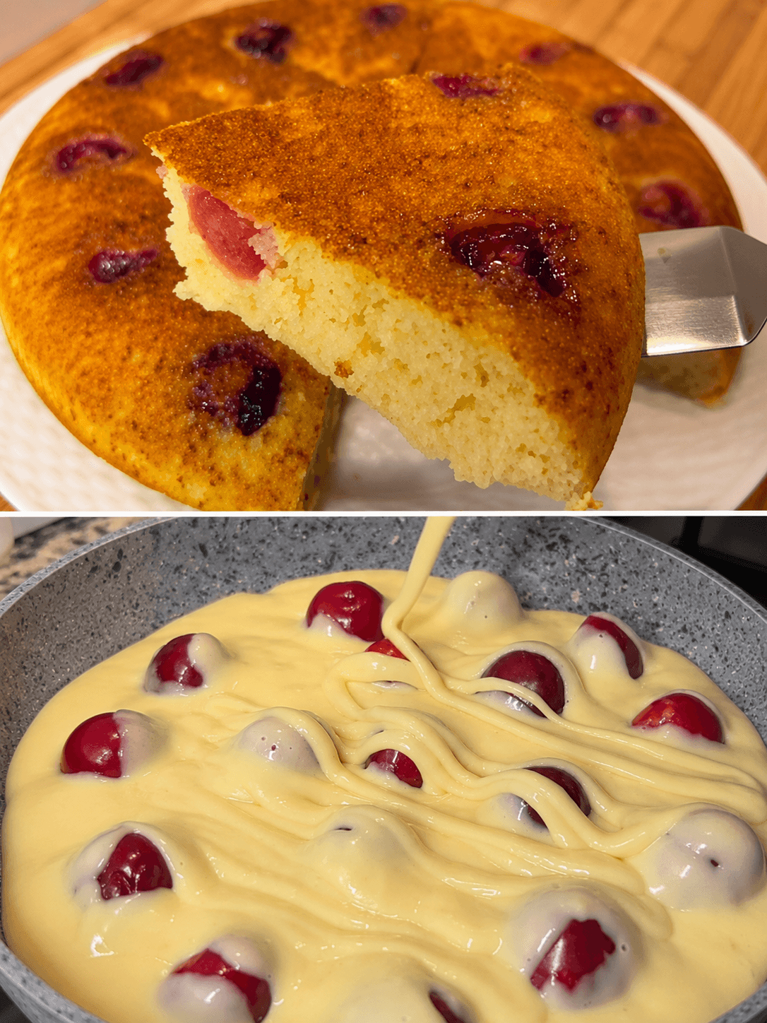 Torta di ciliegie