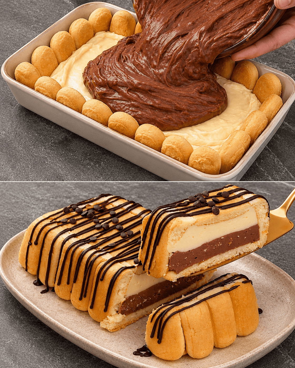 Torta fredda alla crema