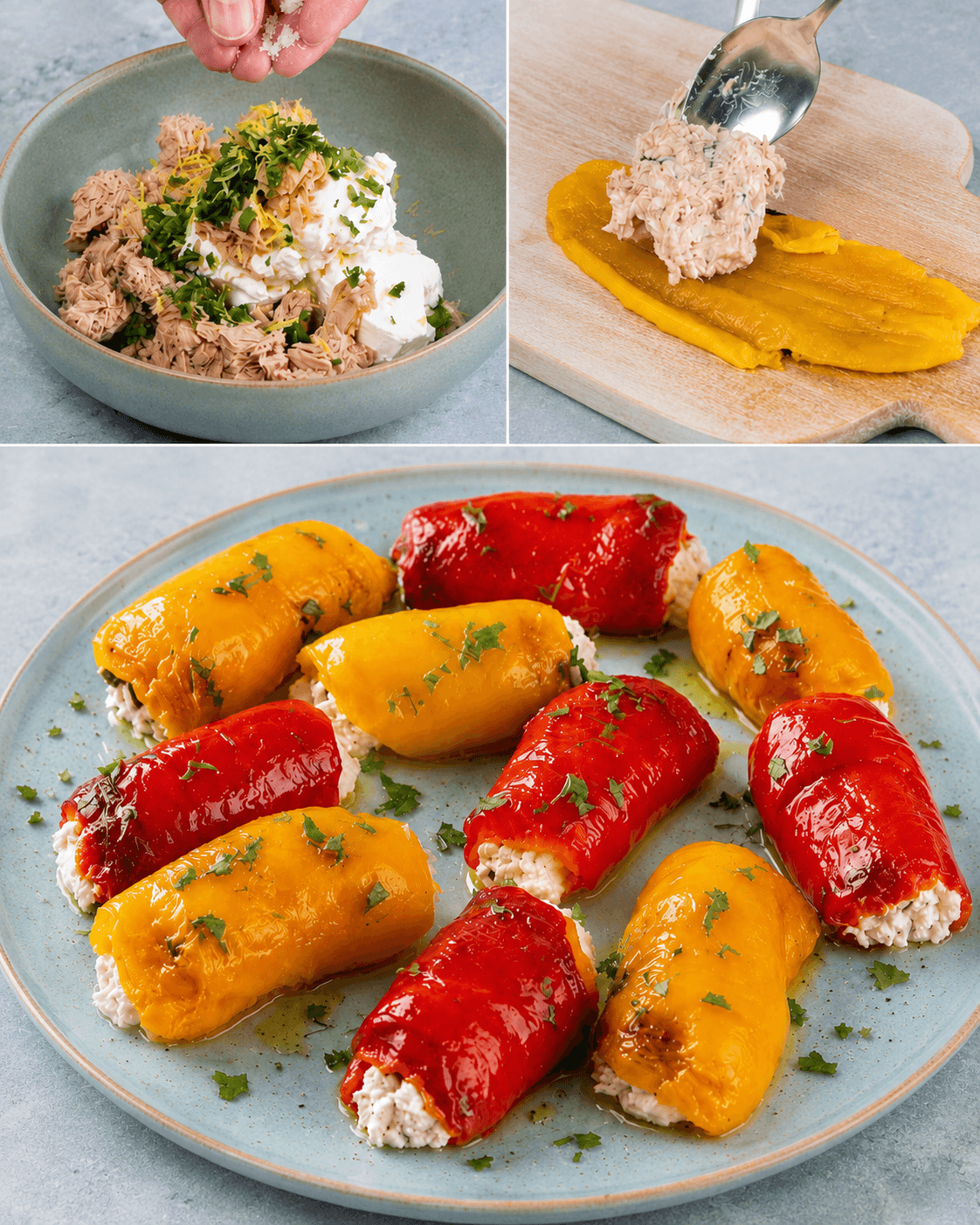 Involtini di peperoni