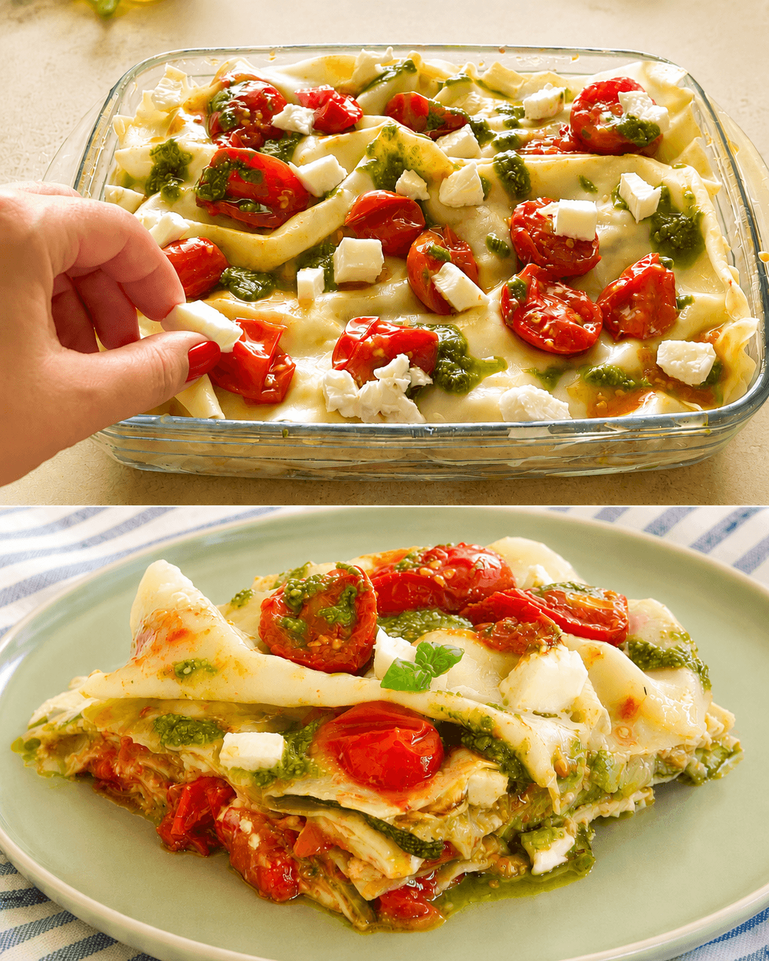 Lasagna fredda di zucchine