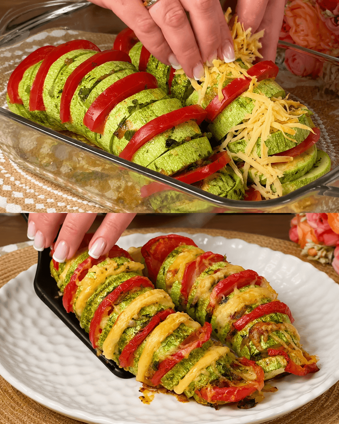 Zucchine a fisarmonica