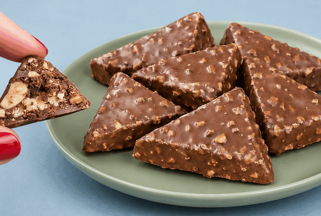 Triangoli fit al cioccolato croccanti fuori e morbidi dentro: sembrano una bomba calorica, ma sono molto più leggeri di quello che pensi!