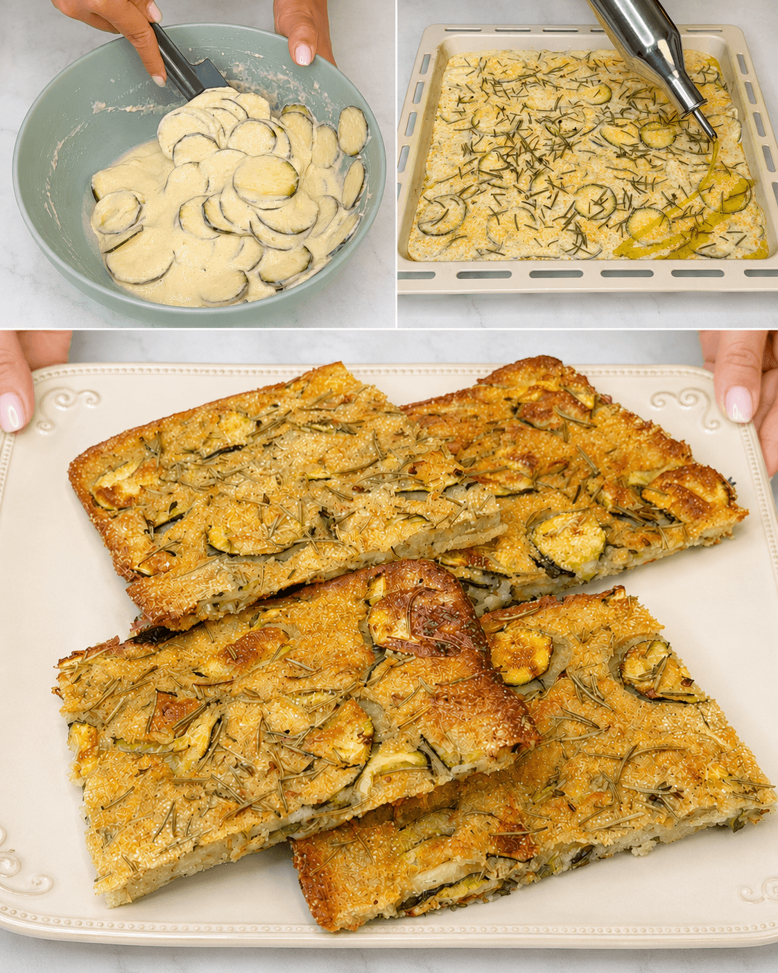 Schiacciata di zucchine