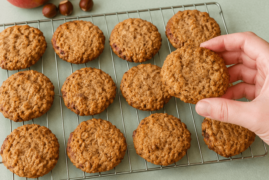 Biscotti mela e nocciole