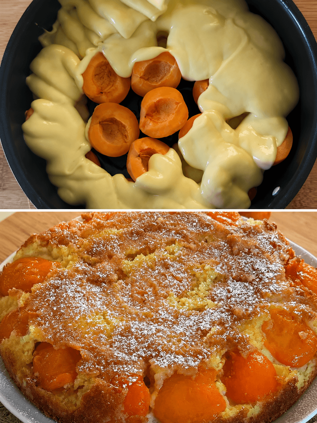 Torta rovesciata alle albicocche