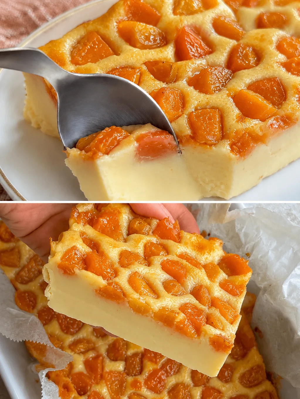 Yogurt and apricot cake