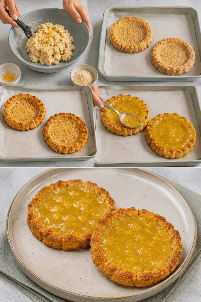 Non uso più farina nei dolci ma ho fatto comunque due crostatine alla marmellata senza zucchero niente male: perfette anche per mia mamma che ha il diabete!