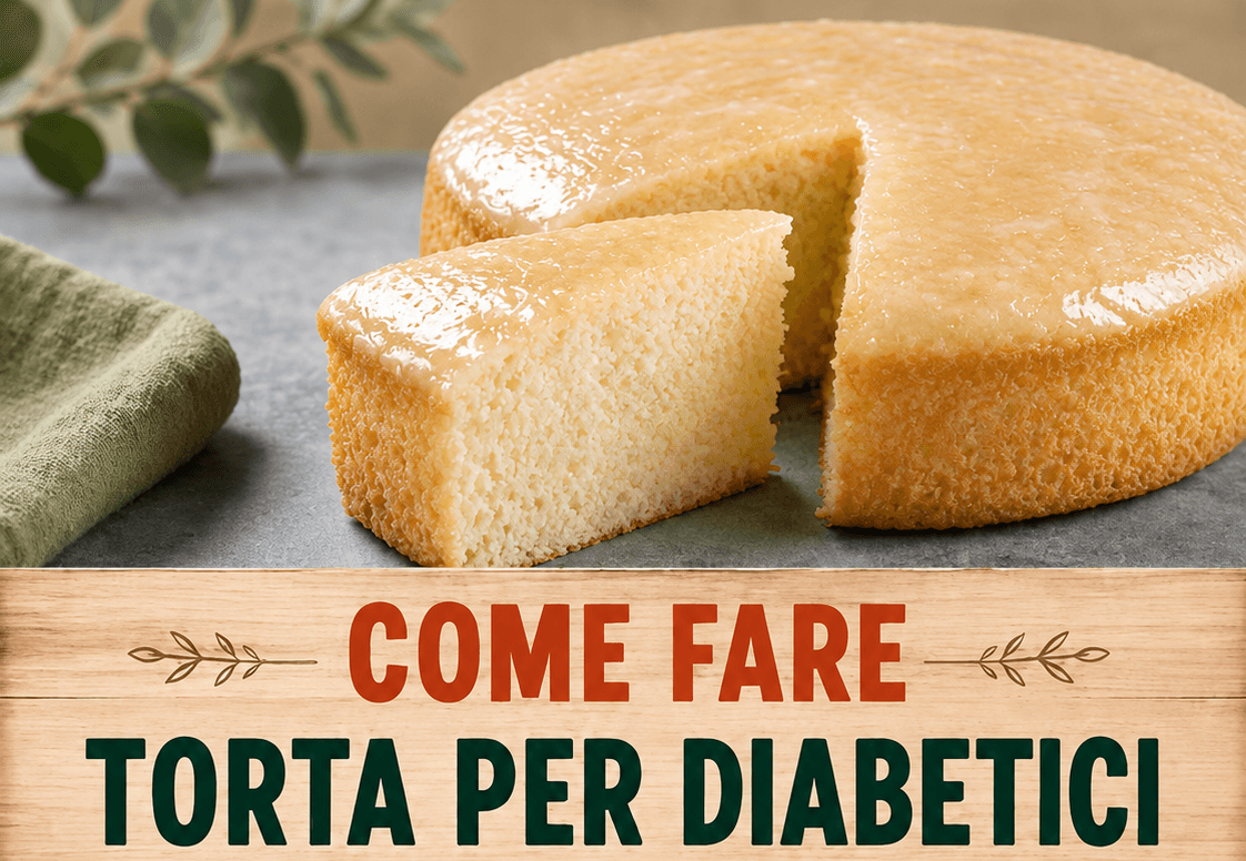 Torta al limone per diabetici