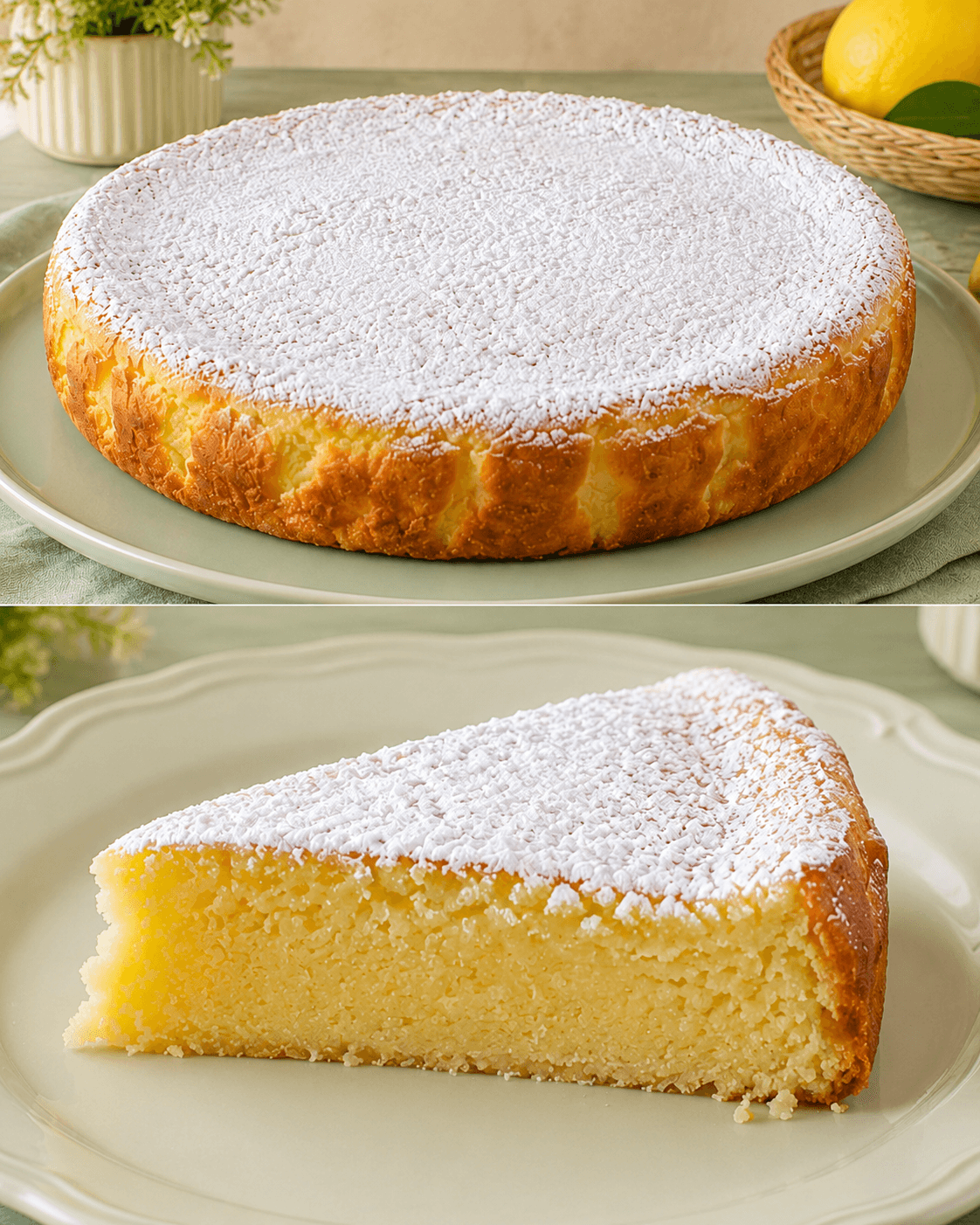 Torta ricotta e limone