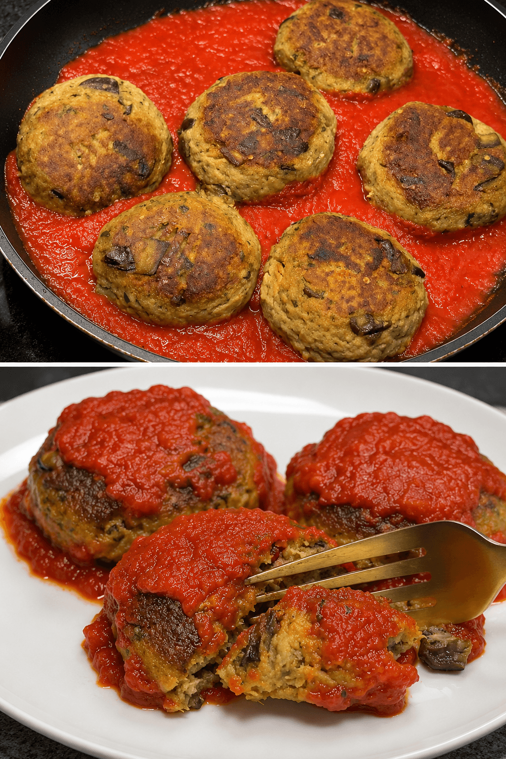Polpette melanzane e tonno
