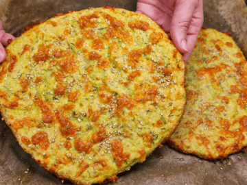 Focaccia di avocado e avena