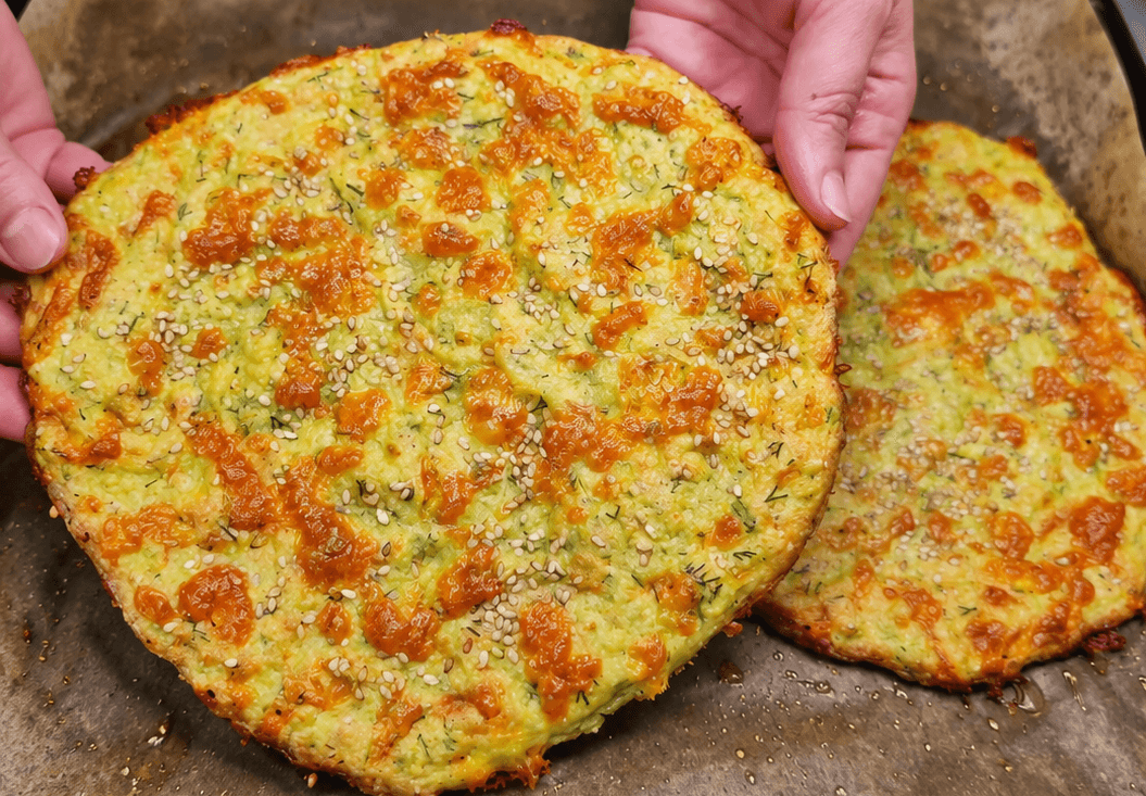 Focaccia di avocado e avena