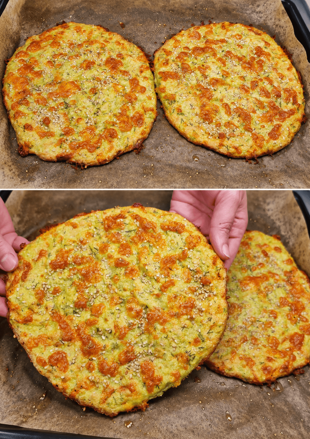 Focaccia di avocado e avena