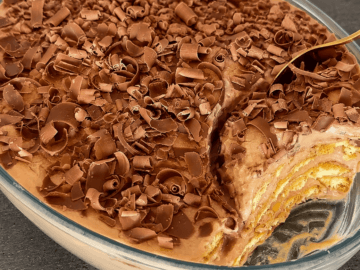 Dessert yogurt e biscotti