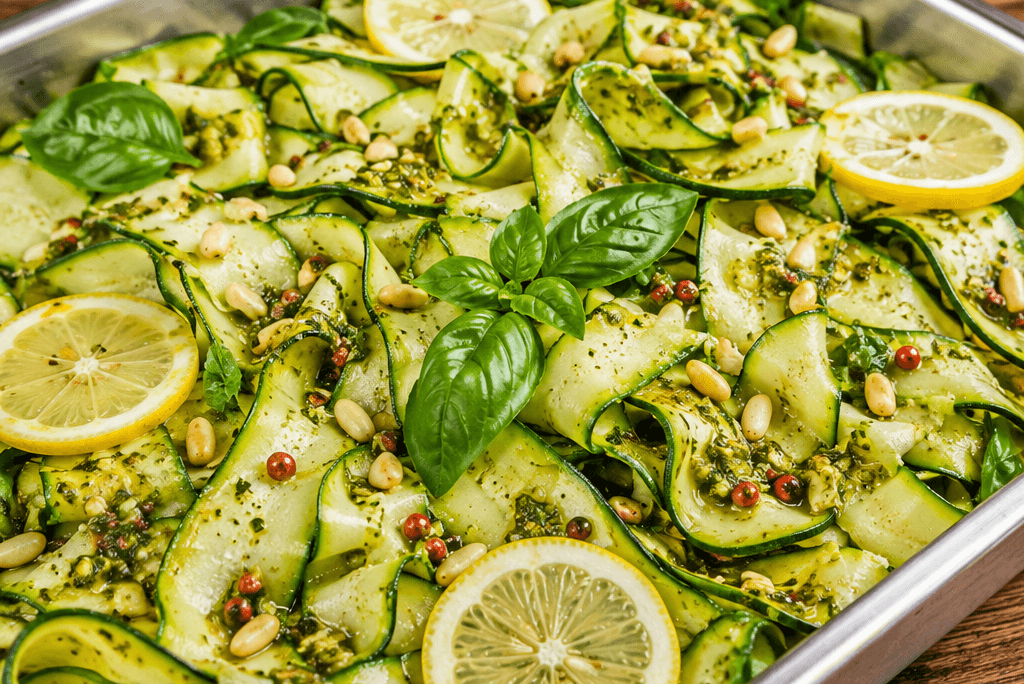 Carpaccio di zucchine