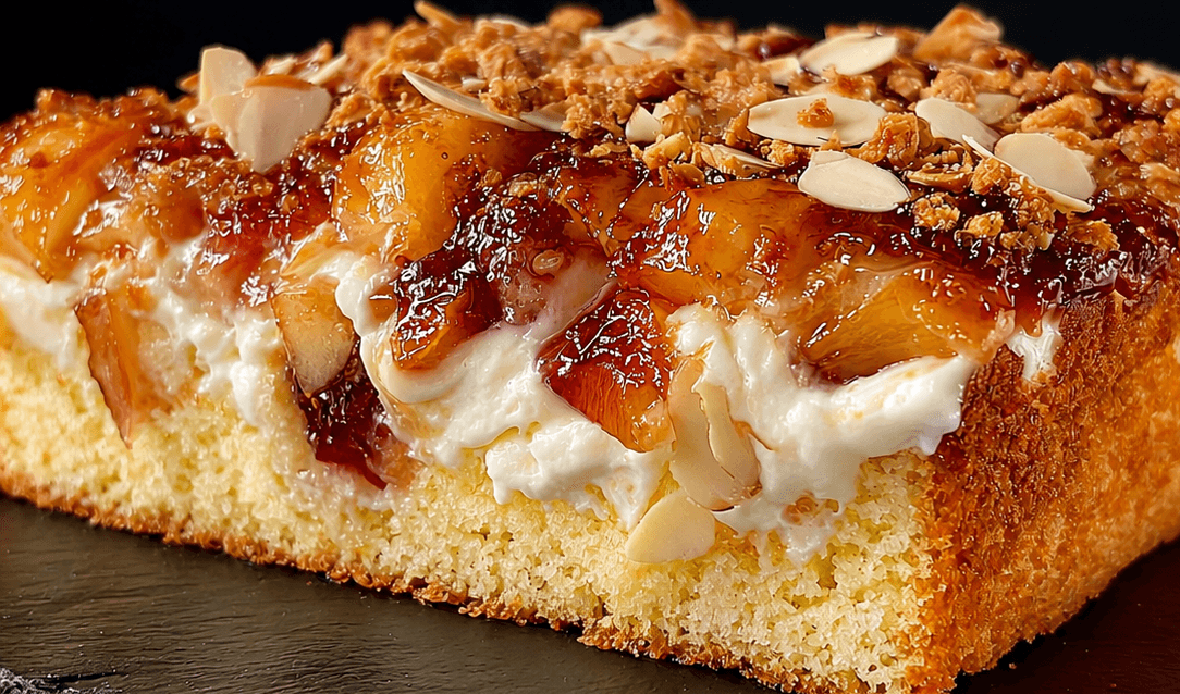 Crostata morbida mele e pesche