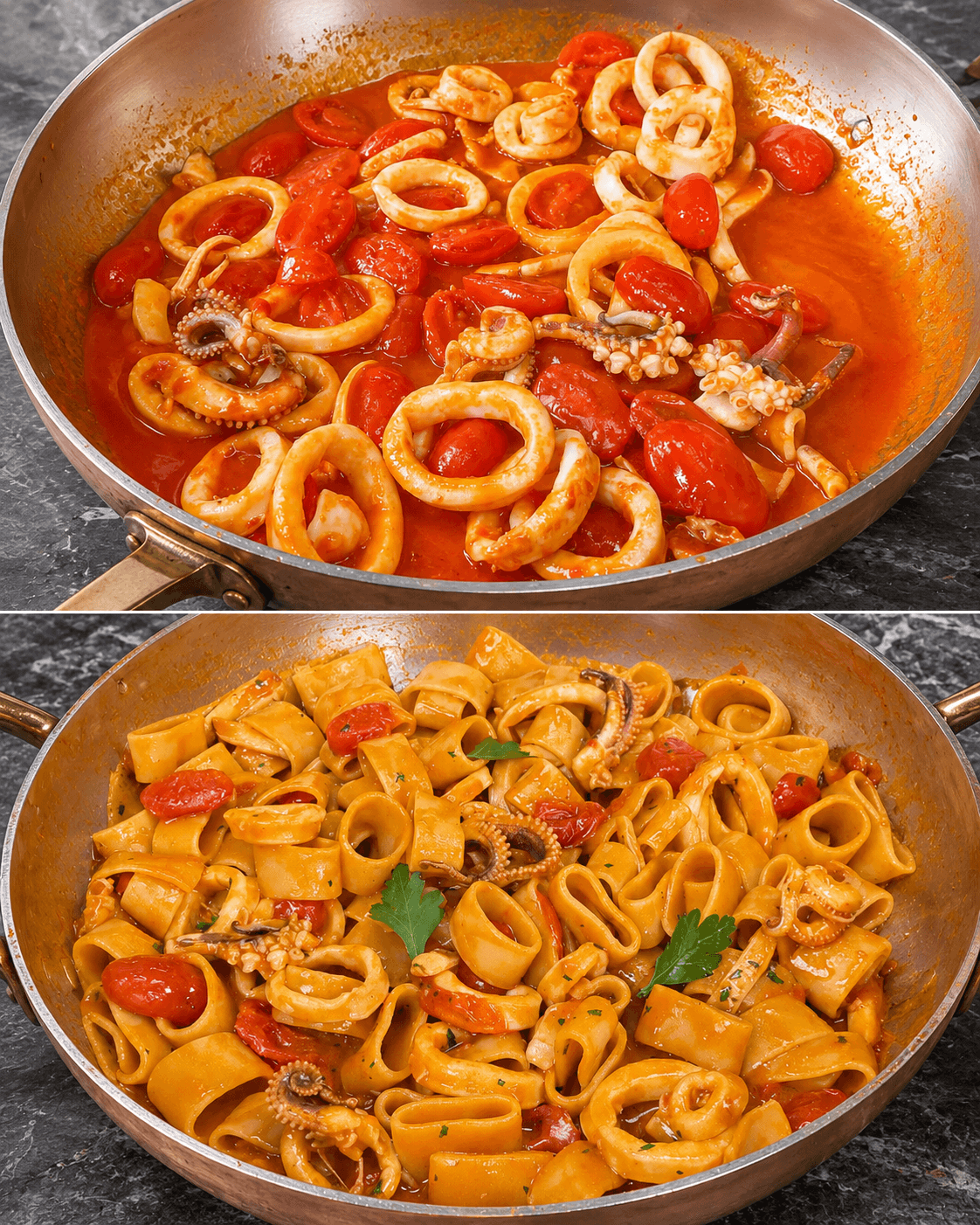 Calamarata napoletana