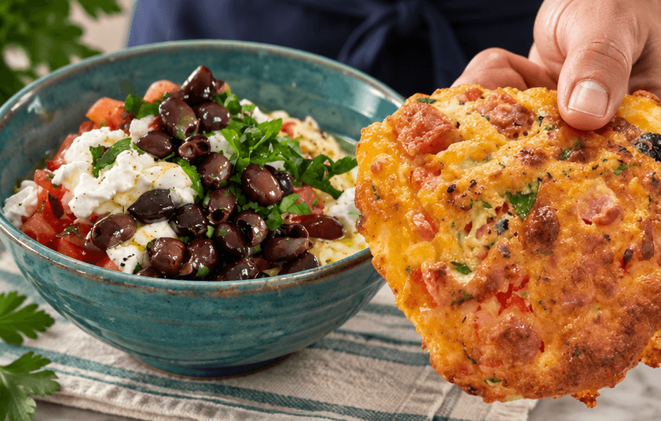 Frittelle di pizza al forno