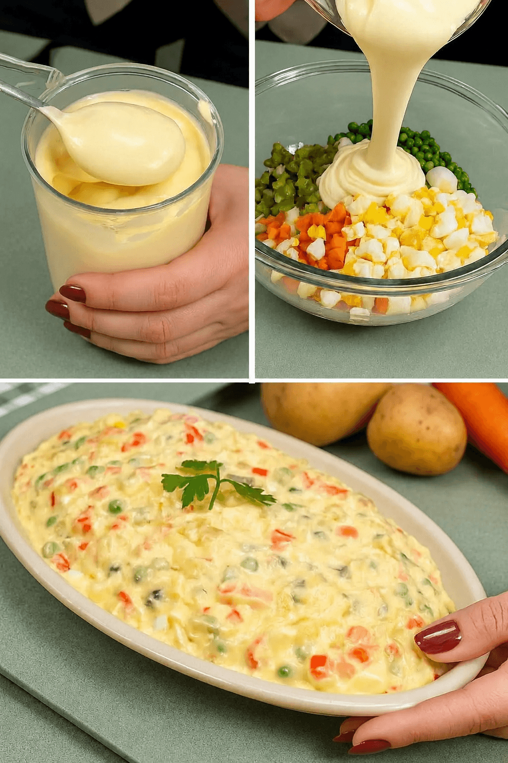 Insalata russa leggera