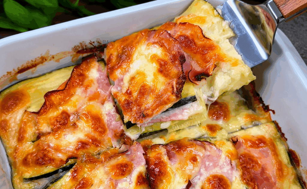 Non sapevo più come cucinare le zucchine, così mi sono inventata questa ricetta e ho messo tutto a crudo in forno: ti sazia, è buona e anche con pochi carboidrati!