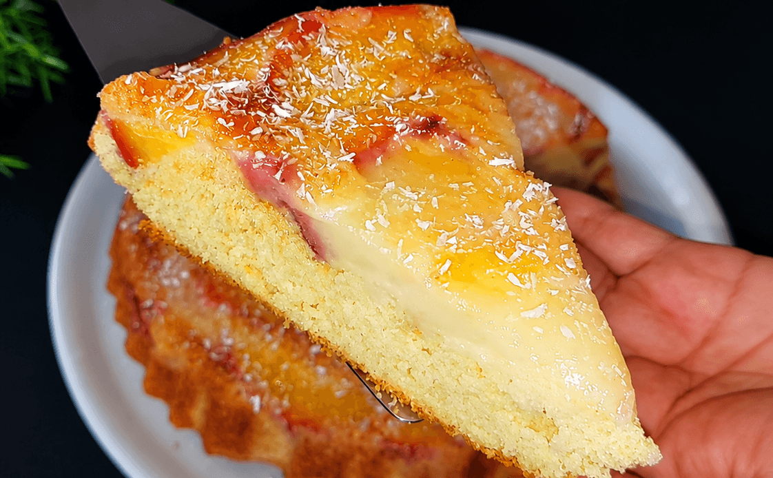 Torta di pesche