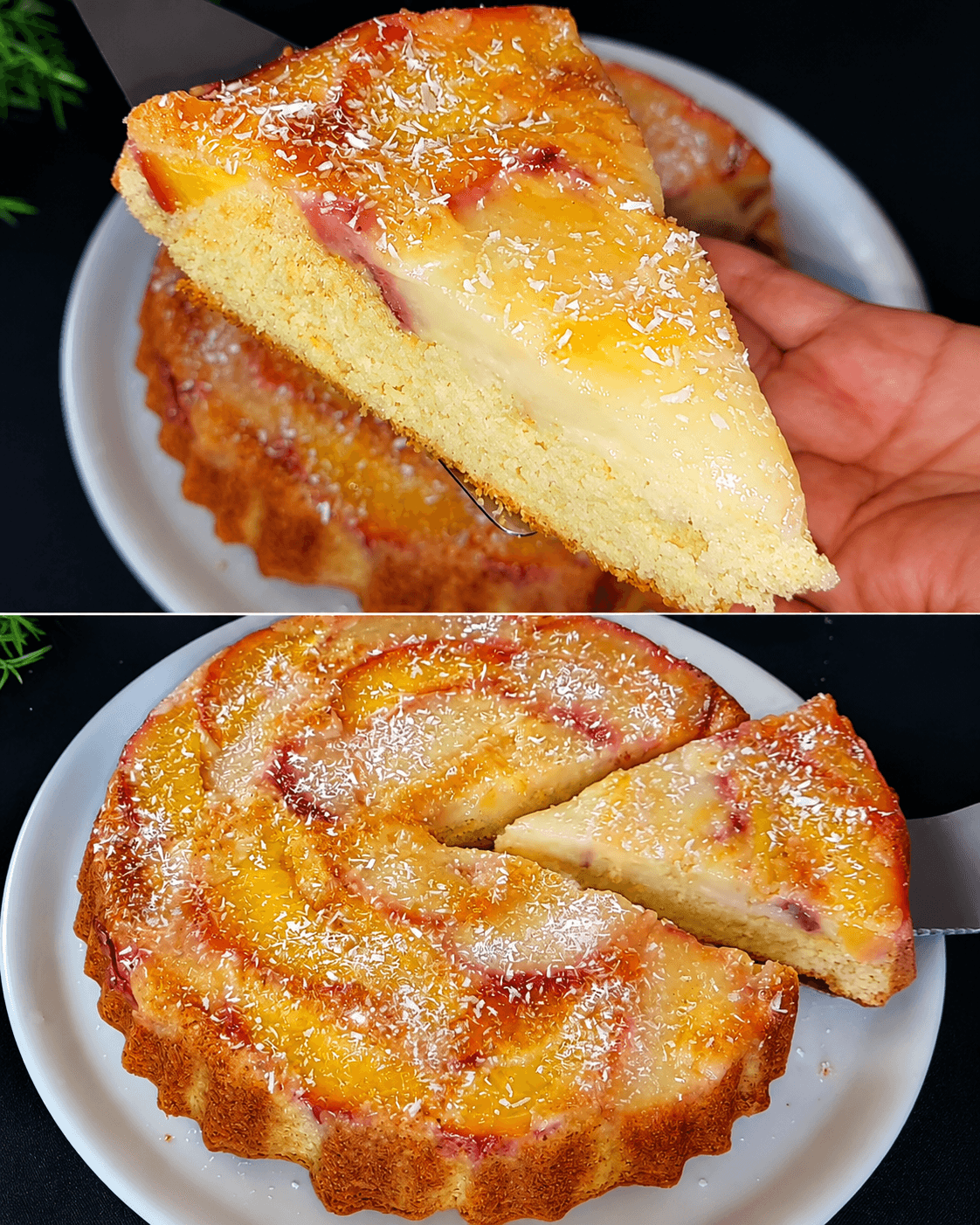 Torta di pesche