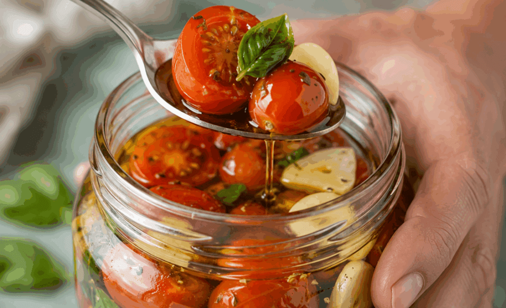 La conserva furba da fare ad agosto, pomodorini sott’olio li prepari adesso e li gusti per tutto l’inverno: ti salva antipasti, pasta e bruschette